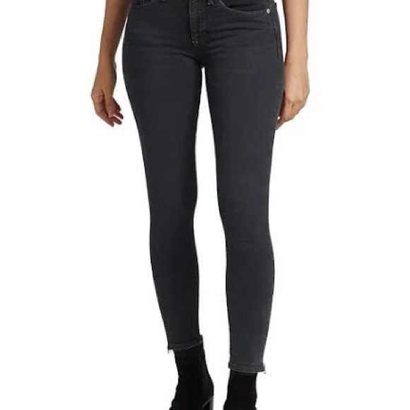 Rag & Bone Cate Zip Cuff Ankle Skinny Jeans in Minna Size 24 - Picture 2 of 11